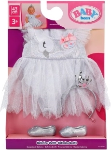 Robe de ballerine BABY born pour poupée 43 cm