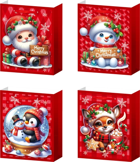 Sac cadeau S de Noël