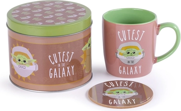 Coffret cadeau Cutest in the Galaxy avec motif Baby Yoda
