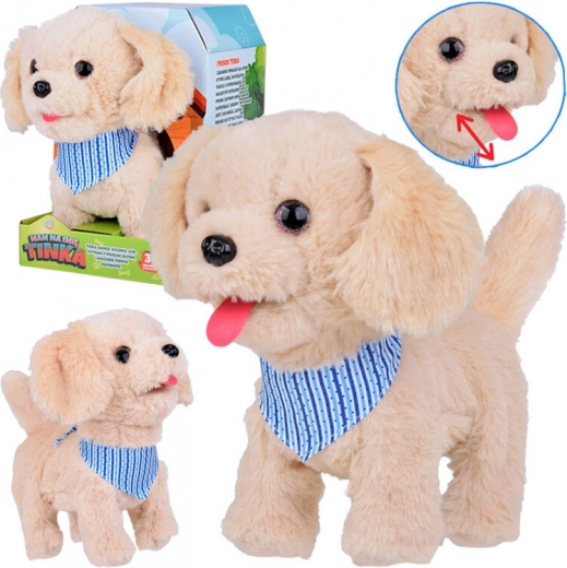Chiot en peluche interactif Tinka