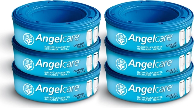 Angelcare recharges pour seau à couches, 6 pcs