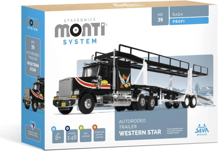 Kit de Construction Monti System Autorodeo Trailer Western Star
