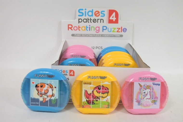 Puzzle rotatif pour enfants avec cadre (3 motifs)