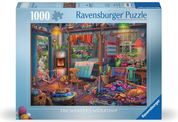 Puzzle Ravensburger atelier de tissage 1000 pièces