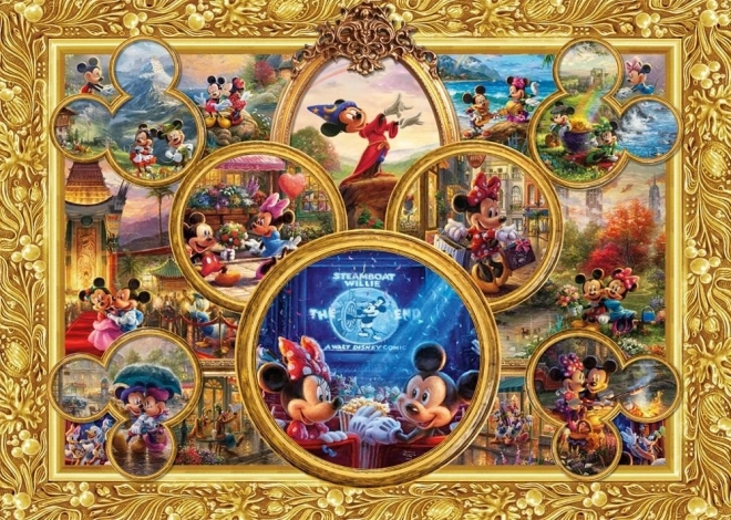 Puzzle collage : Mickey et Minnie 2000 pièces