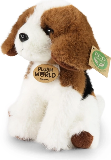 Chien beagle en peluche 20 cm eco-friendly Plush World