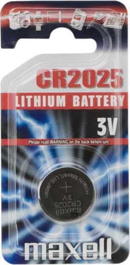 Pile bouton au lithium CR2025 3 V - 5 pièces
