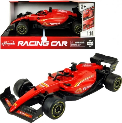 Voiture de Formule 1 avec son et propulsion à friction