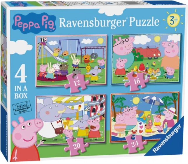 Ravensburger Puzzle Peppa Pig : Journées amusantes 4-en-1