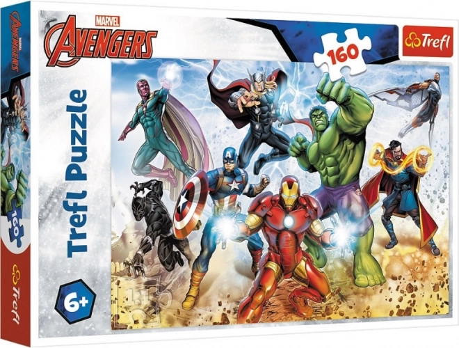 Puzzle 160 pièces – prêts à sauver le monde DISNEY MARVEL THE AVENGERS
