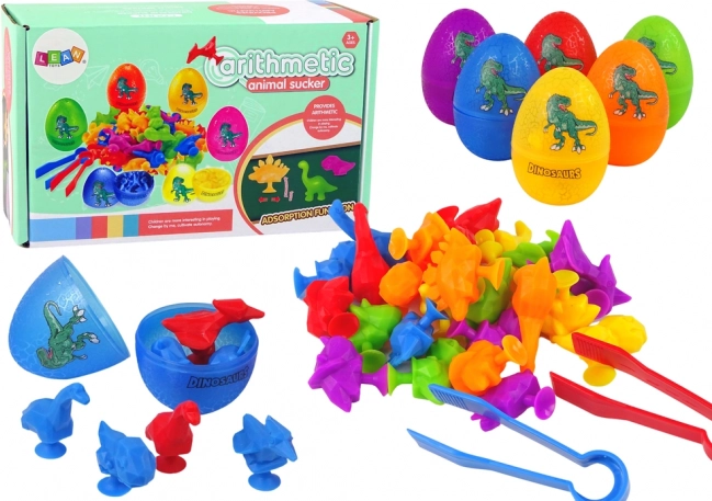 Figurines de dinosaures avec ventouses