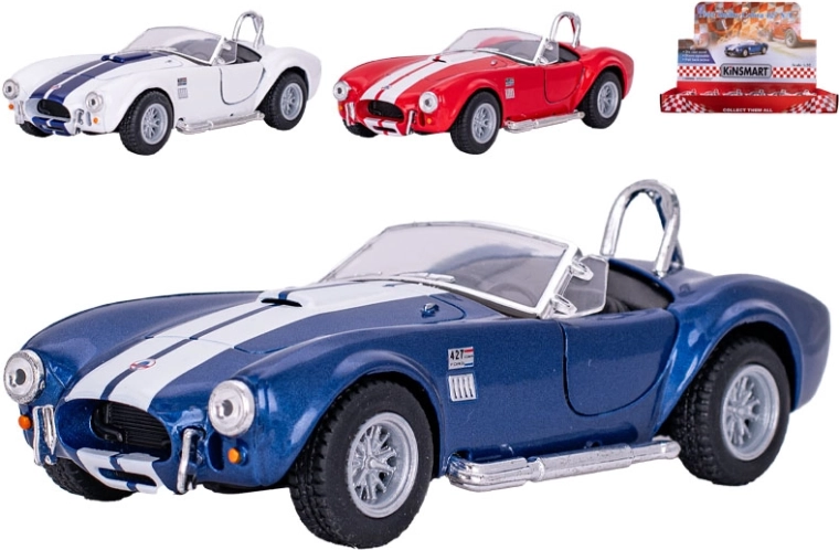 Modèle réduit en métal Shelby Cobra 427 1965 à rétrofriction Kinsmart
