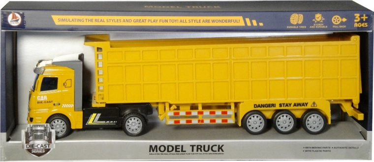 Camion-benne à friction (pull-back)