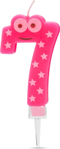 Bougie d’anniversaire chiffre 7