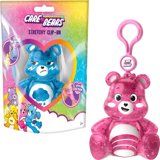 Care Bears porte-clés anti-stress à presser avec clip – variante aléatoire – 1 pièce