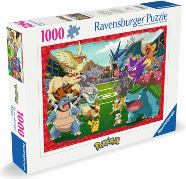 Puzzle 1000 pièces POKÉMON – Combat ultime Ravensburger