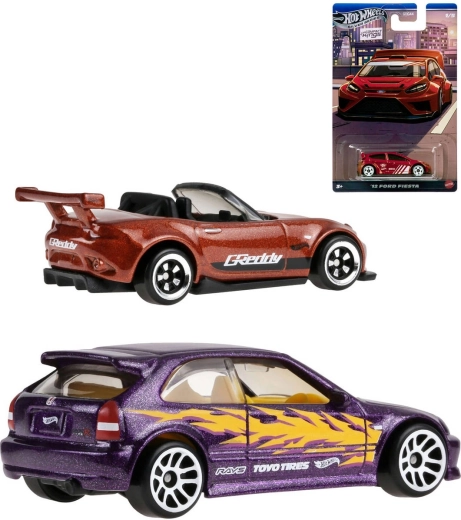 Hot Wheels Silver Series Compact Kings – '12 Ford Fiesta – petite voiture en métal 1:64
