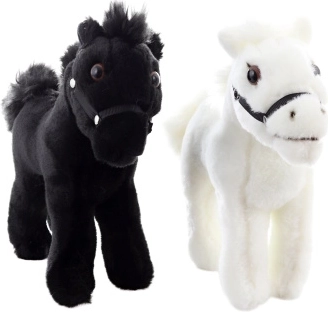 Cheval en peluche éco-responsable 17 cm