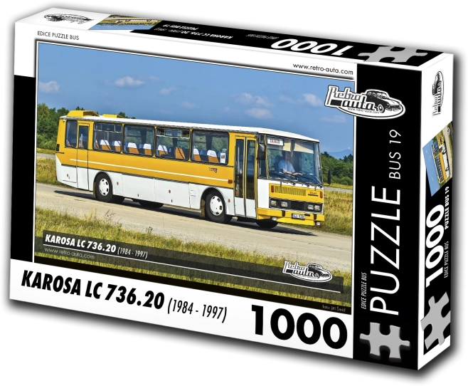 Puzzle Retro-voitures Karosa LC 736.20 autobus 1000 pièces