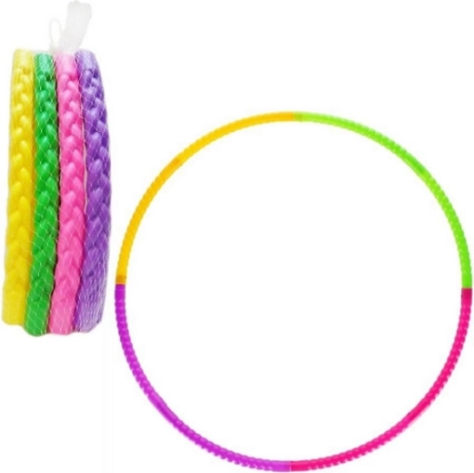 Cerceau hula hoop pliable 74 cm – lot de 4 couleurs