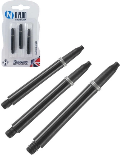 Tiges de rechange pour fléchettes Harrows nylon short 2BA (S) – set de 3 pcs