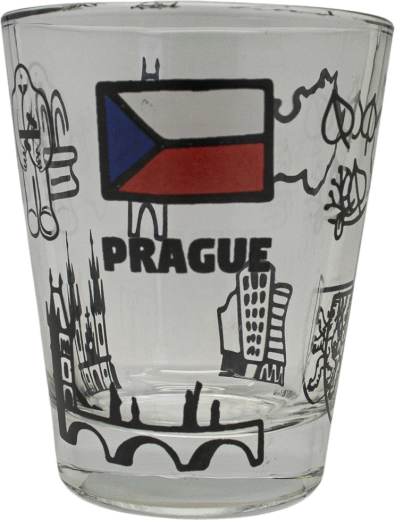 Panáček Top Praha figurine en verre pour enfants