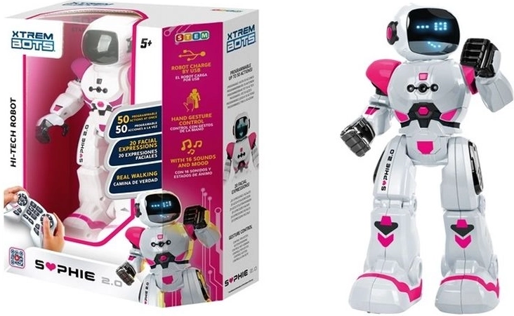 Xtrem Bots Sophie 2.0 robot éducatif interactif pour enfants