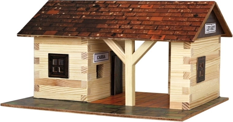 Walachia maquette en bois à coller - gare ferroviaire