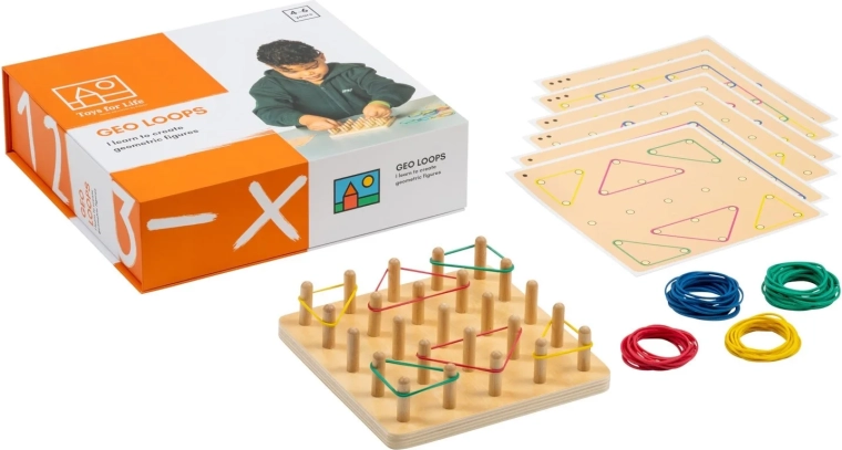 Toys for life planche geoboard avec modèles
