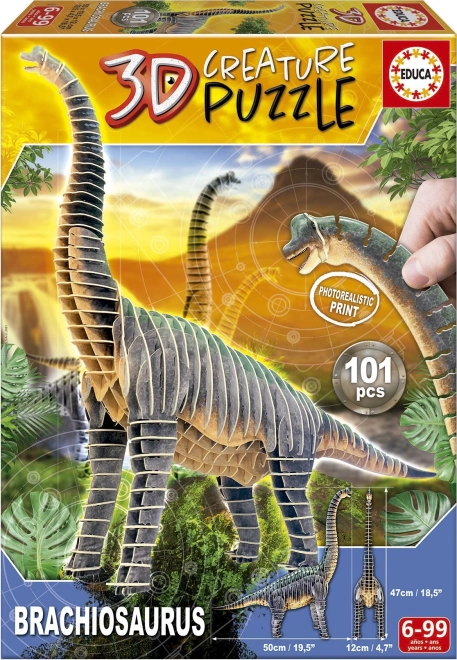Puzzle 3D Brachiosaurus - 101 pièces