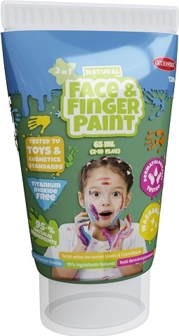 Boti natural peinture verte naturelle pour peinture aux doigts et maquillage du visage 65 ml