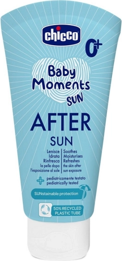 Chicco lait après-soleil apaisant 150 ml pour peau sensible des enfants