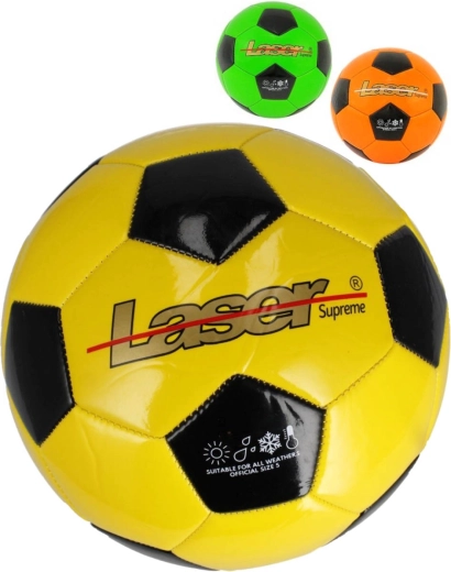 Ballon de football néon Laser taille 5 - 1 pièce