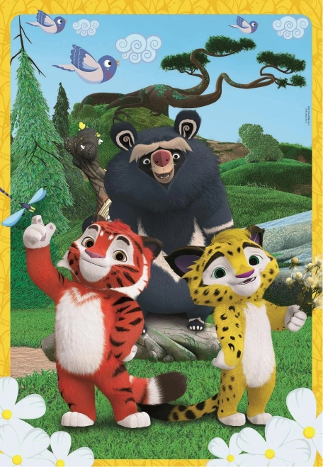 CLEMENTONI Puzzle Leo et Tig 104 pièces