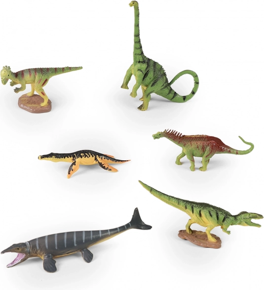 Set de dinosaures 6 pcs en boîte