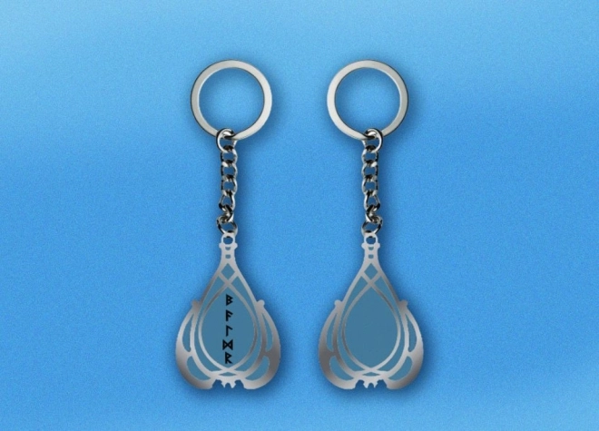 Porte-clés GOD OF WAR RAGNAROK – transparent sous licence