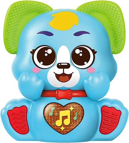 Chien répétiteur avec effets lumineux et sonores, 12 cm