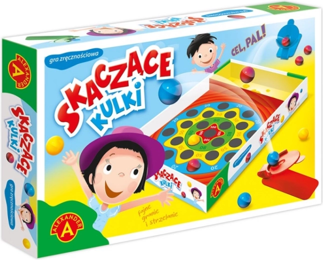 Billes bondissantes – jeu d’adresse familial