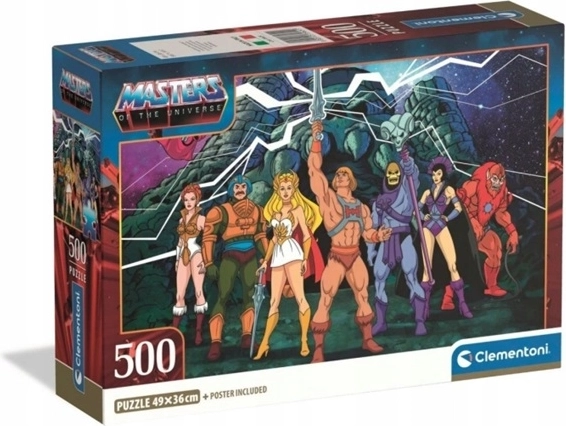 Puzzle compact Clementoni 500 pièces Masters of the Universe