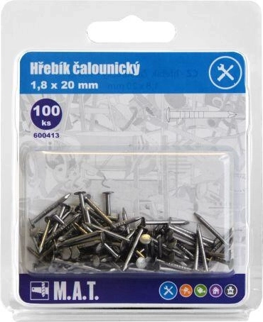 Clous de tapissier 20 × 1,8 mm (100 pcs)