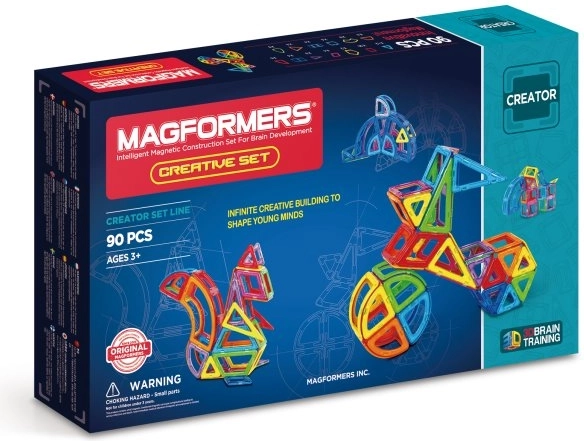MAGFORMERS Set Créatif 90 pièces
