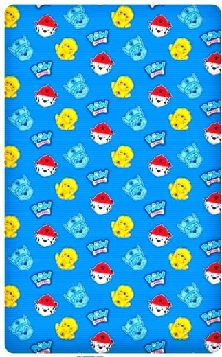 Drap-housse Pat’ Patrouille 90 × 200 cm