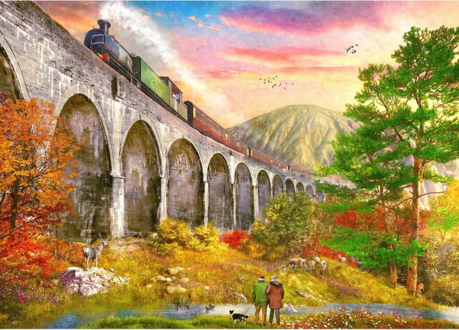 Puzzle Viaduc de Glenfinnan 1000 pièces