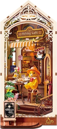 RoboTime serre-livres 3D – café de vacances