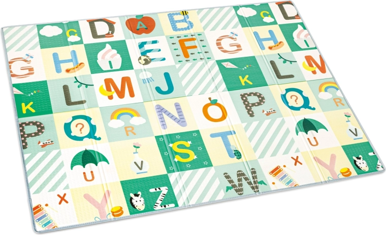 Grande tapis en mousse pliable avec alphabet HAPE