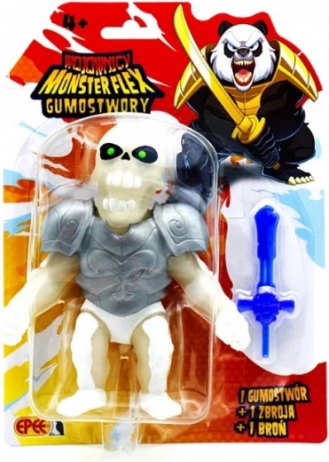 Figurine de squelette Gumshoe Warriors avec épée lumineuse Résurrection