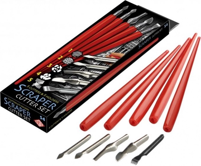 Ensemble de stylos à gratter Škrabací, 5 pcs