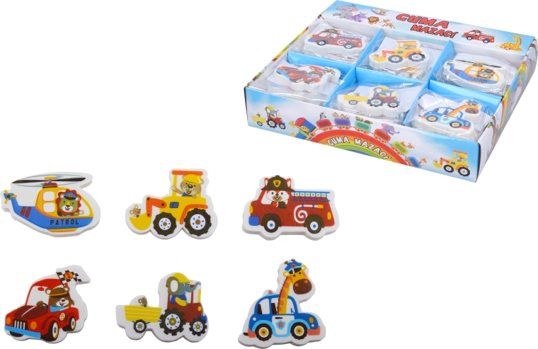 Gomme en forme de voiture