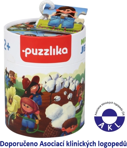 Puzzlika fabrication de jeans – puzzle narratif éducatif pour enfants, 15 pièces