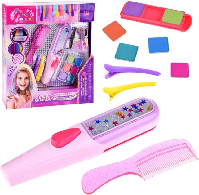 Ensemble de craies pour cheveux colorées